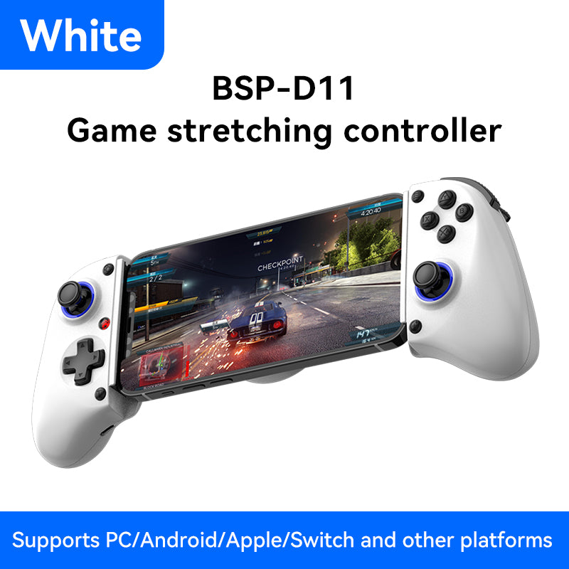 Game Controller RGB Light Mobile Phone Gamepad with Turbo