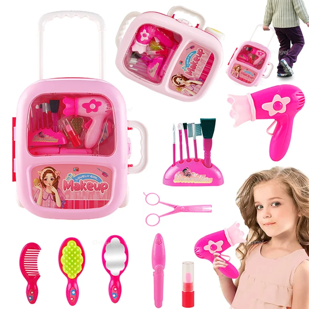 Kids Makeup Set for Girls Mini Pretend Play Set
