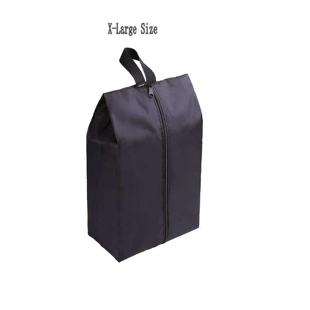 Portable Nylon Travel Shoe Bags with Zipper Closure for Women