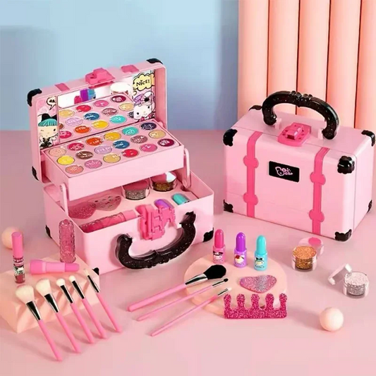 Children Makeup Cosmetics Playing Box Princess Makeup Girl Toy