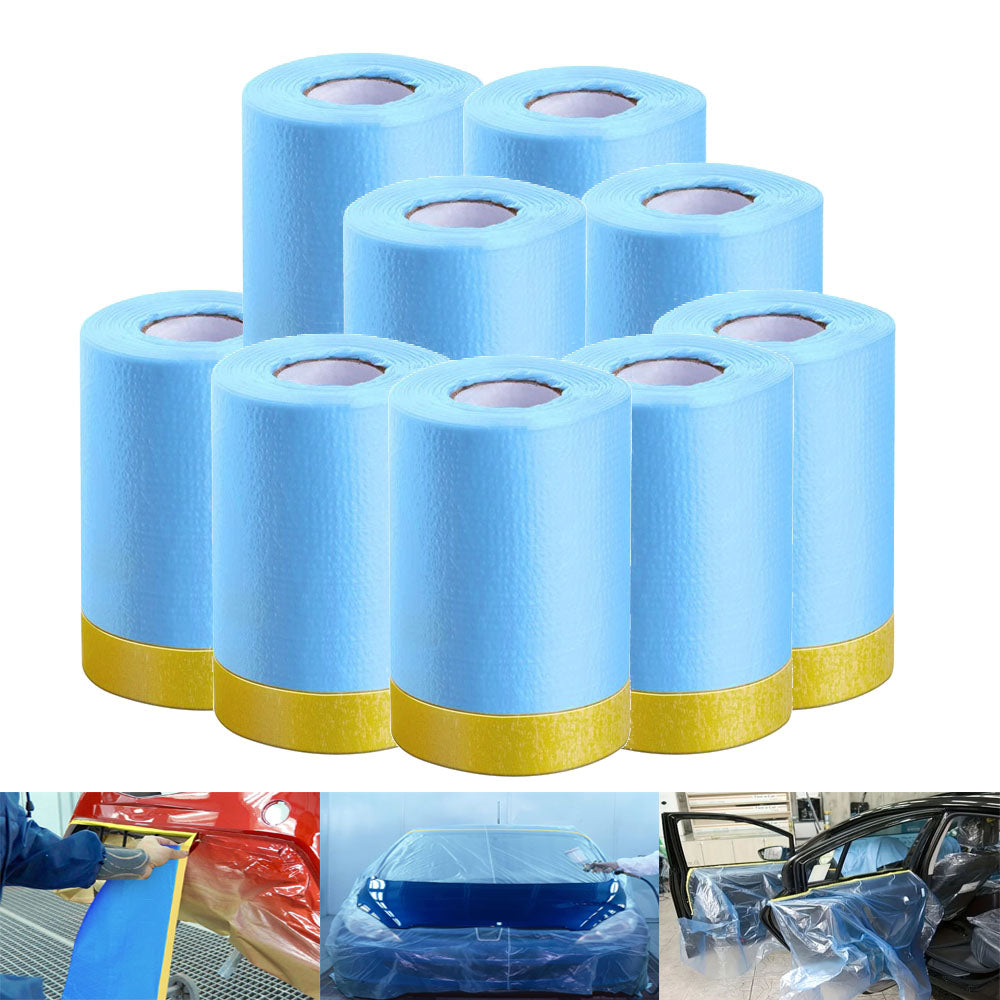 Pre-Taped Masking Film Plastic Sheeting