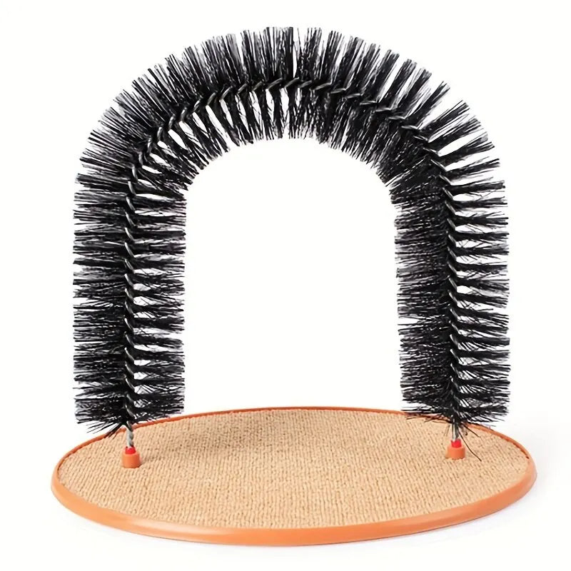 Cat Toy Arch Self Groome Pamper Feline with A Massage Grooming