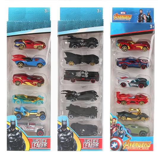 Disney Marvel Superhero Alloy Racing Car Set