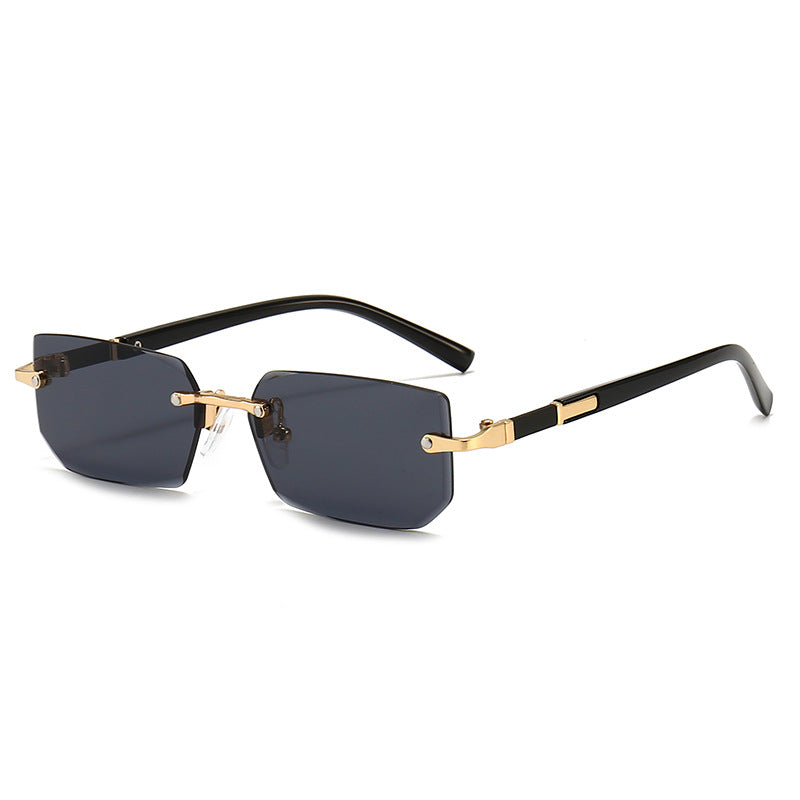 Fashion Rimless Sunglasses Men Women
