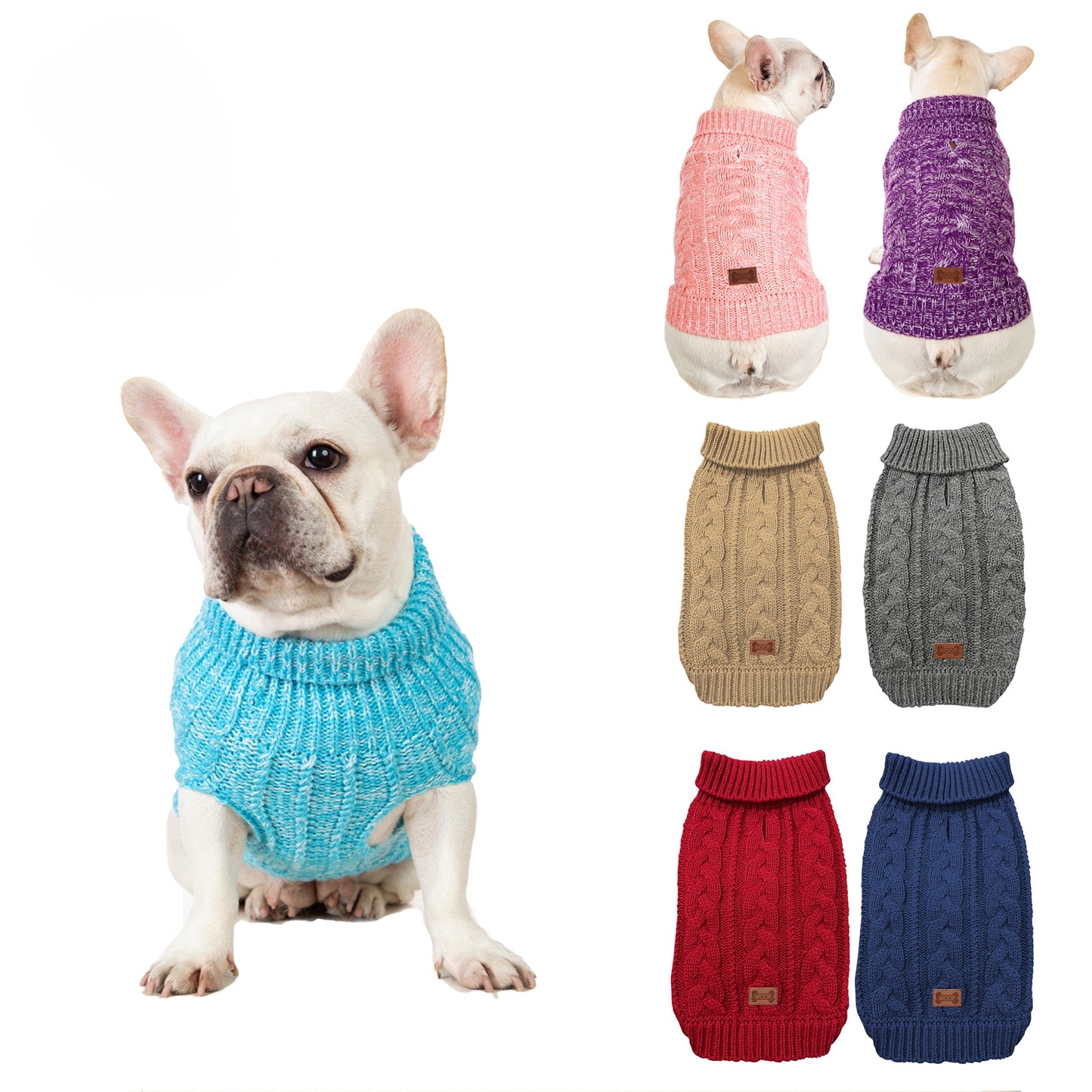 Cozy Knitted Pet Sweater for Winter - Keep Your Dog