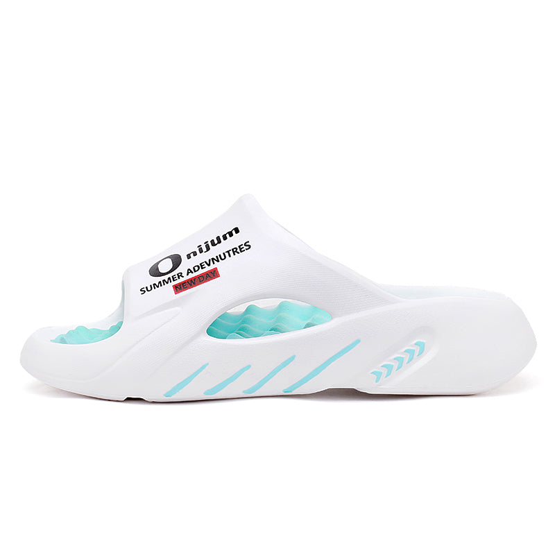 2024 New Men Massage Slippers Slides Indoor Outdoor Sandals