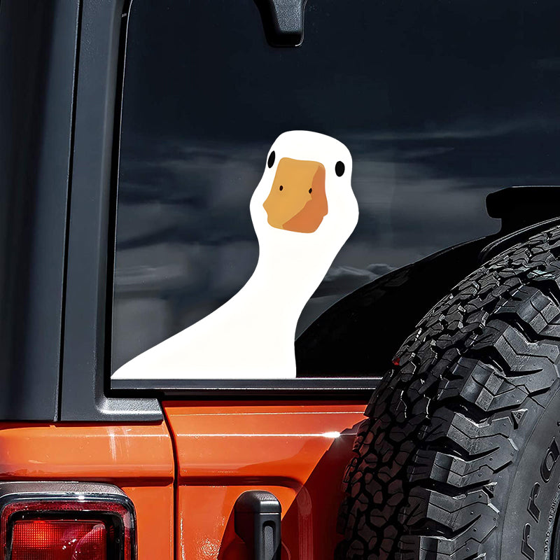 Weatherproof Vinyl Duck Decal - Add Charm to Your Car or Truck