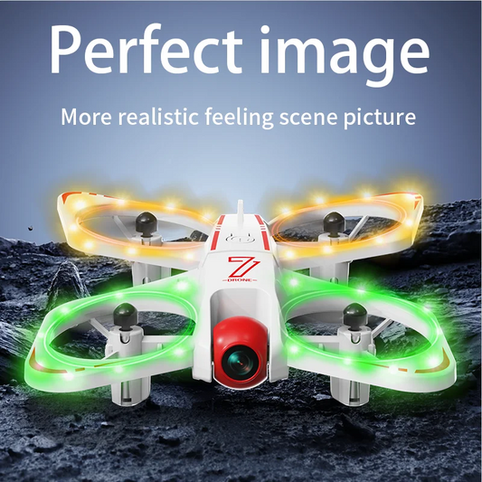 cz07 H21 Mini Drone with Rotating Colorful Lights 4K Camera