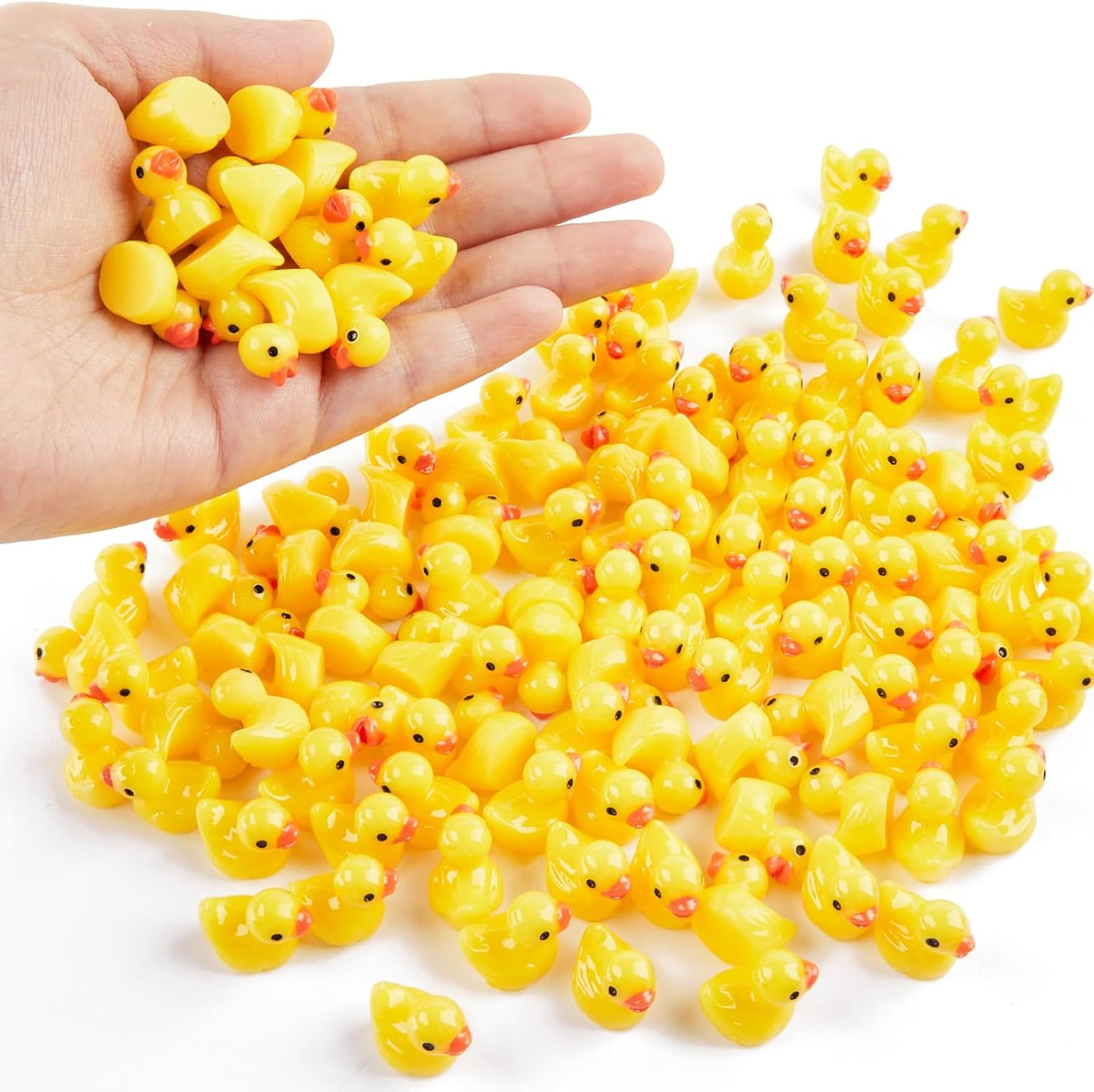 100/200Pc/set Mini Resin Ducks Tiny Duck