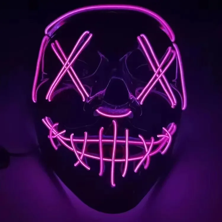 Led Mask Halloween Carnival Christmas Masquerade Party Night Club