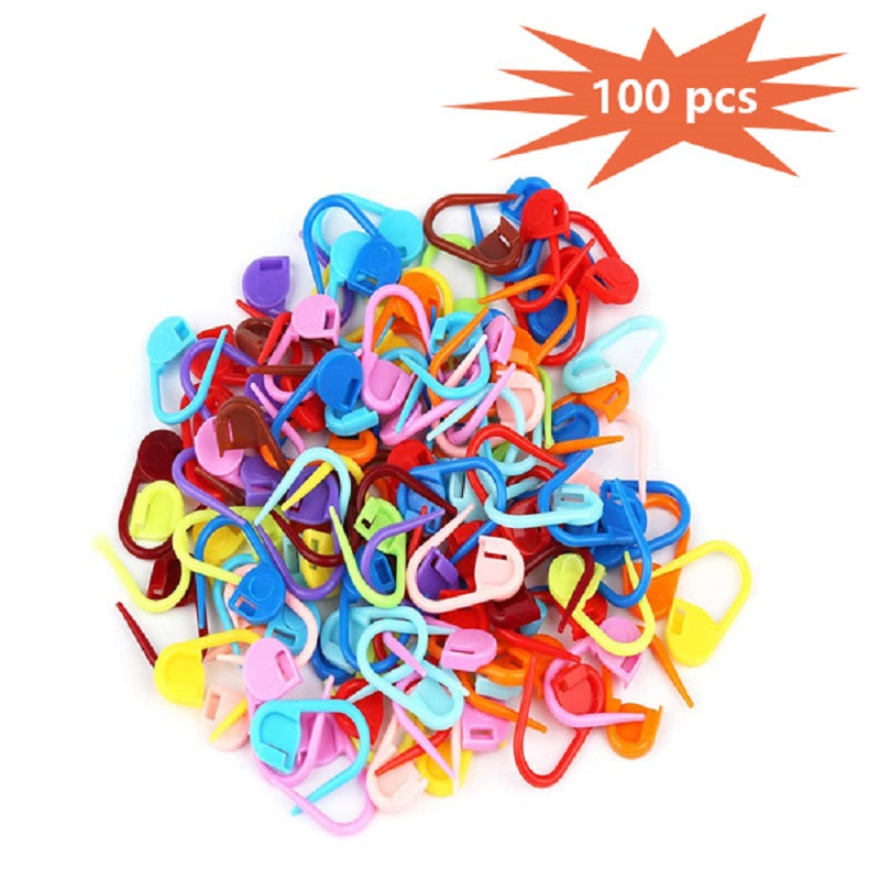 Knitting Craft Sewing Needle Tool Plastic Locking Stitch Markers