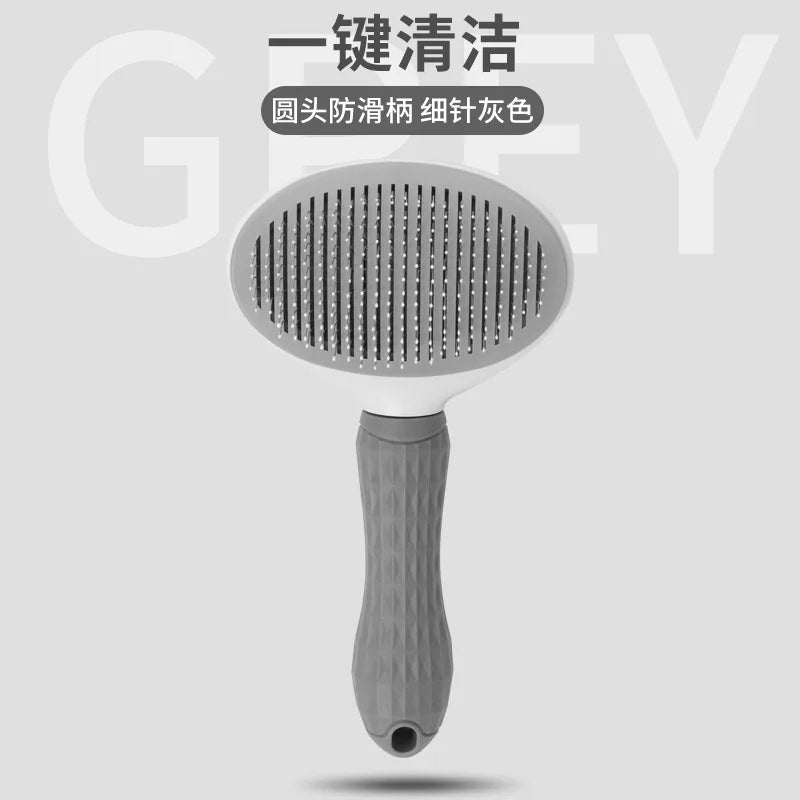 Self-cleaning Pet Hair Remove Comb Cat Slicker Brush Pet Hair Removal Comb