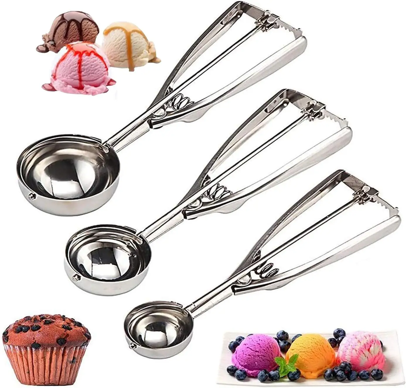 Cookie Scoop with Trigger for Kitchen