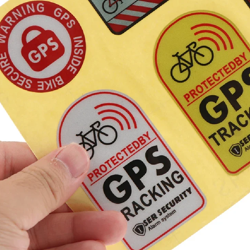 Bicycle GPS Sticker Scooter Motorcycle Anti-Theft Warning