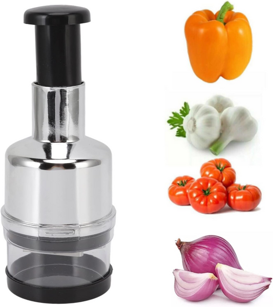 Manual Food Chopper Stainless Steel Manual Onion Chopper