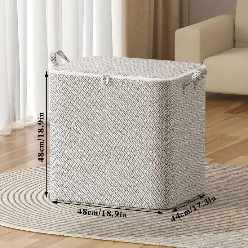 1pc Household Large Capacity Storage Bag Non-woven Material