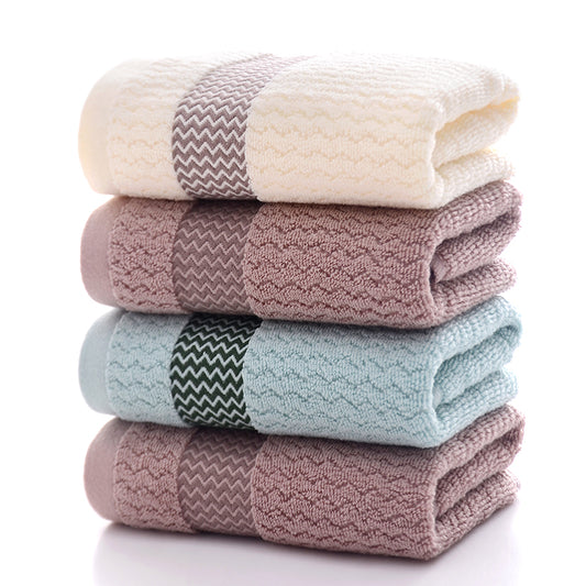 2 Towels Thickened Absorbent Towel Pure Cotton Quick