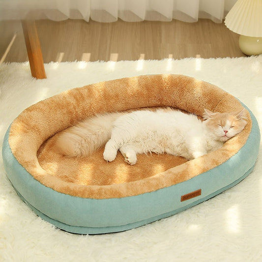 Winter Cat Bed Dog Pet Bed Kennel Non-Slip Warm Small Dog