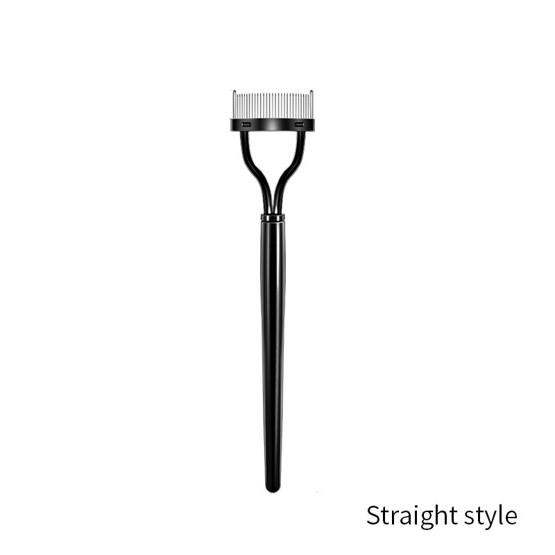 Eyelash Separator Metal Teeth Straight Eyelash Curler