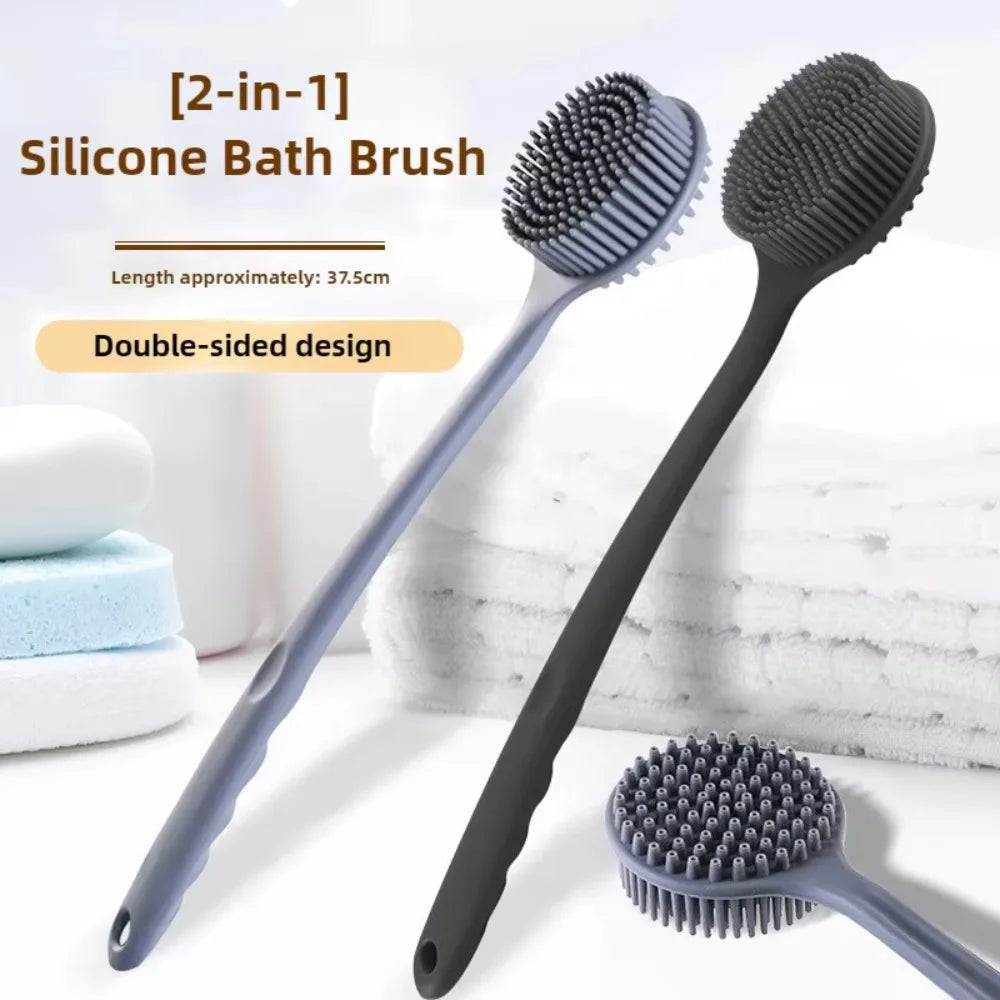 1pc Bath Soft Back Scrubber Brush Bath Shower Sponge Scrubbing Brush