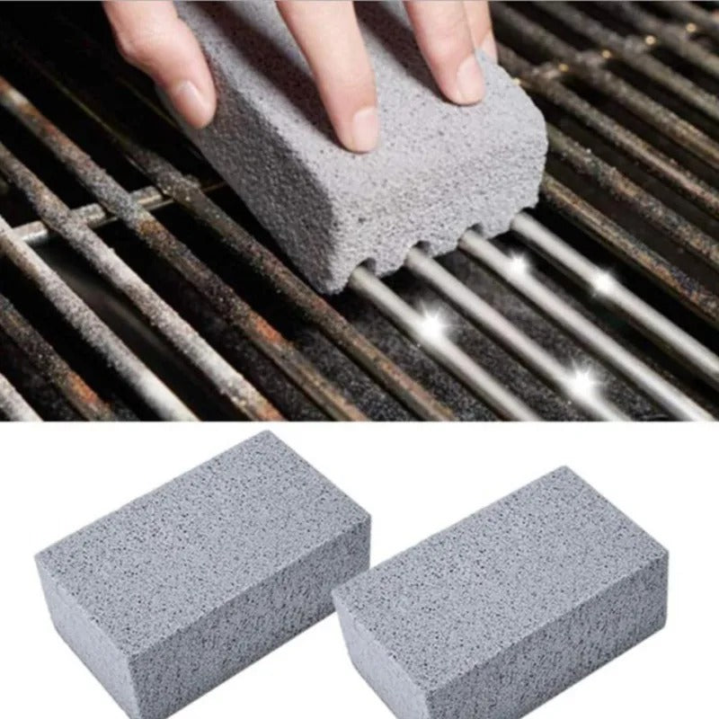 BBQ Grill Cleaning Brush Brick Block Barbecue Cleaning Stone