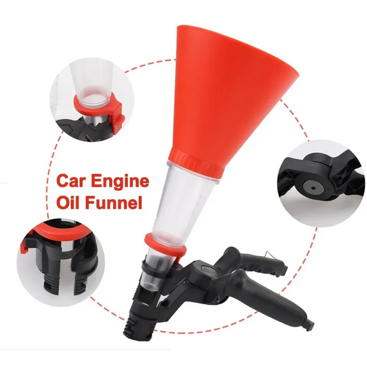 Universal Car Engine Oil Funnel Set