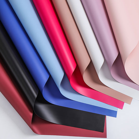 20PCS Flower Wrapping Packing Paper Bouquet of Solid Color