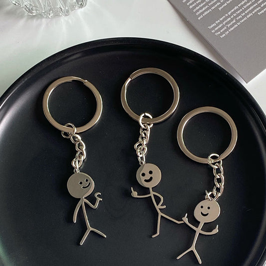 Funny Matchstick Men Keychain
