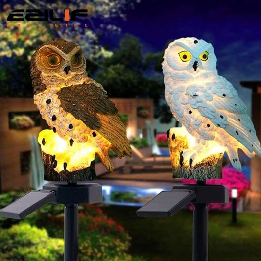 Solar Lamp Owl Animal Solar Garden