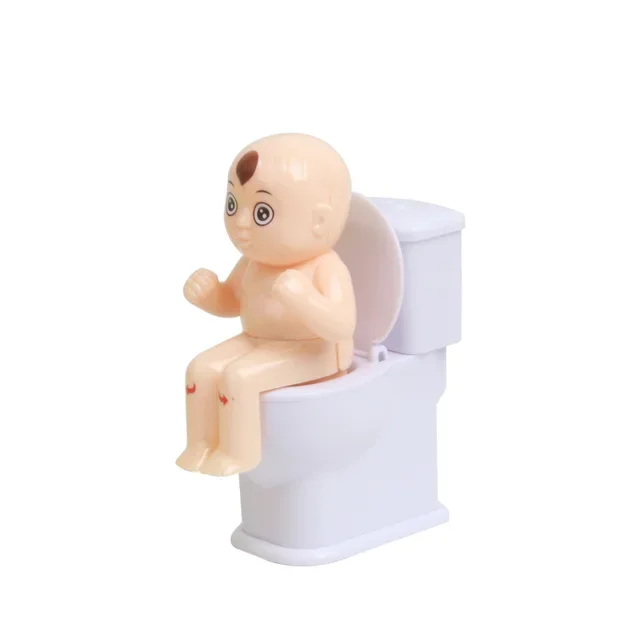 HOT Novelty Squirt Joke Toy Toilet Pee Boy