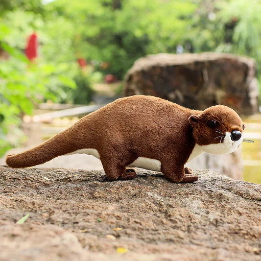 1pc 40cm Reallife Otter Plush Toy Lifelike Stuffed Wild Animal