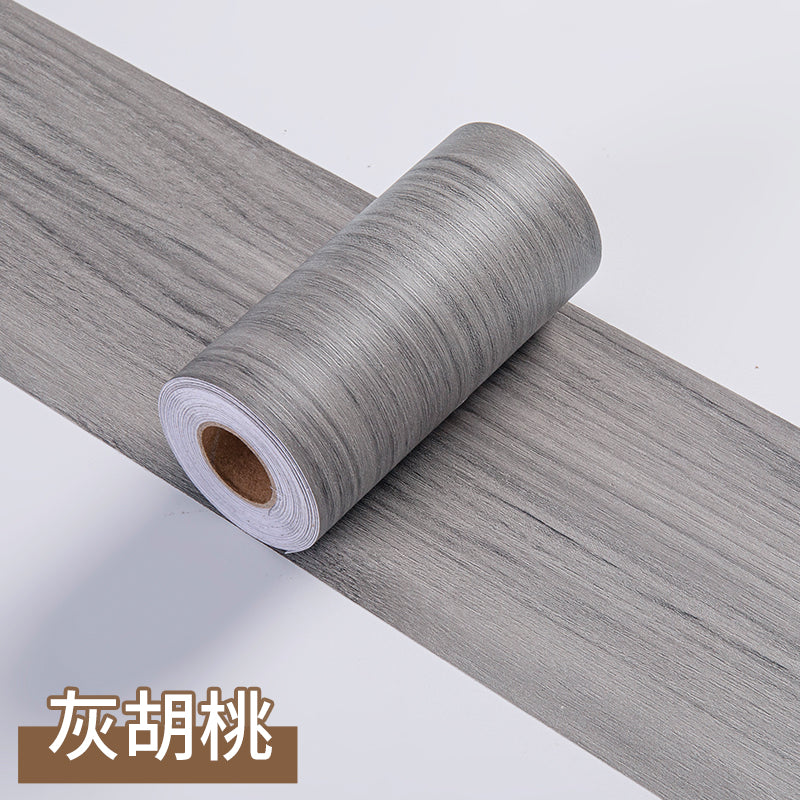 1 Roll Thickened Imitation Wood Grain Skirting Wall Stickers