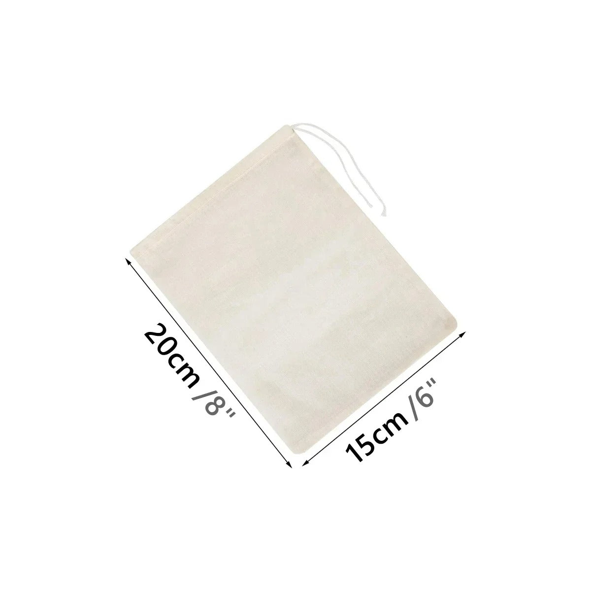 5Pcs Reusable Nut Milk Bags Strainers