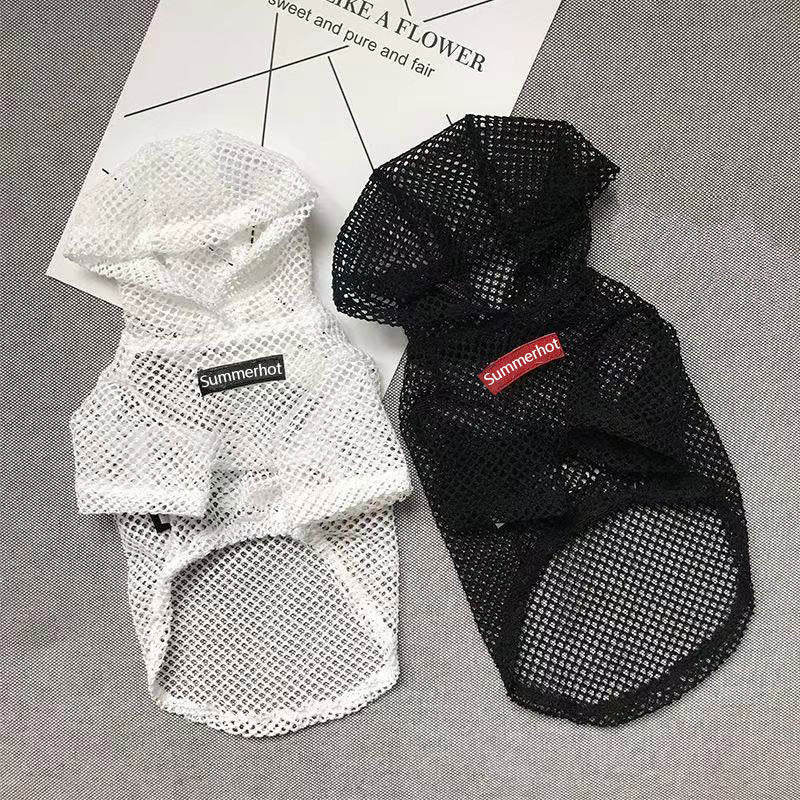 Summer Hot All Season Mesh Dog Hoodie