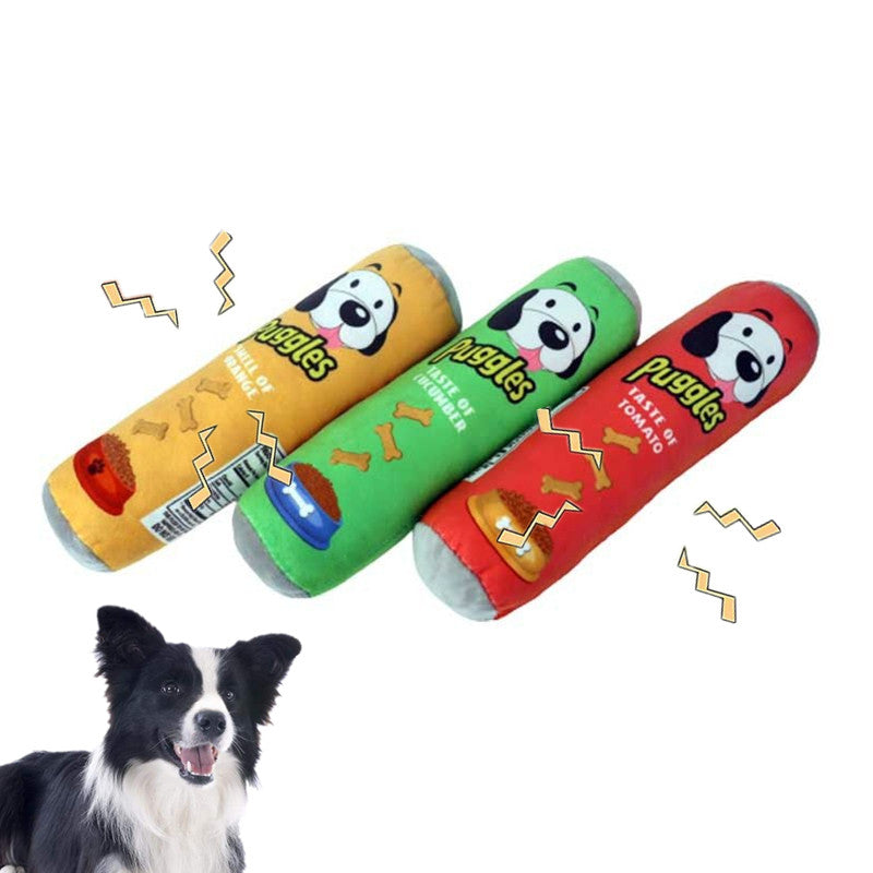 Dog Joint Plush Squeaker Molar Toys For Pet Resistant Dogs Small Puppy
