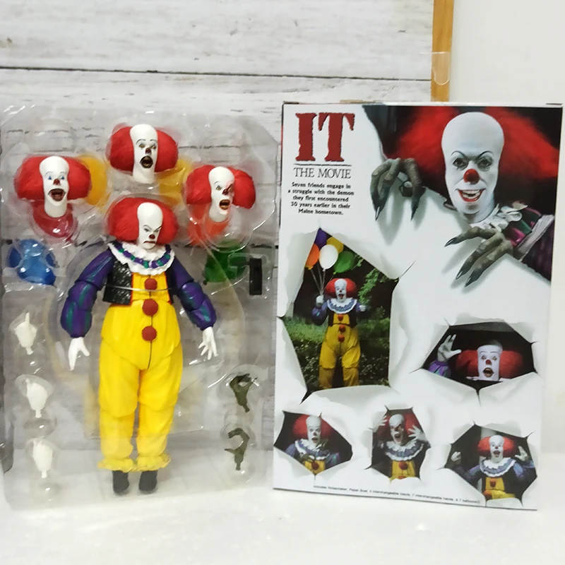 NECA Joker Stephen King Clown Pennywise Action Figure Toys