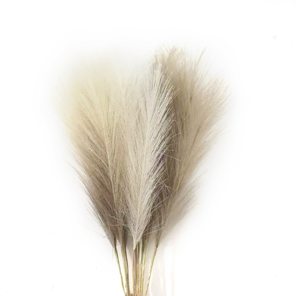 6PCS Artificial Pampas Grass Decor Flowers Fake Plant