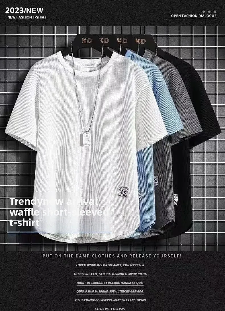 Casual Breathable Short Sleeve T-Shirt Men