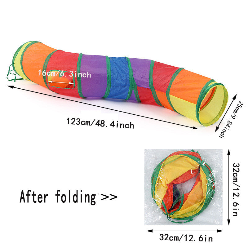 Cat Tunnel Foldable Cat Tunnel Pet Supplies Cat S T Y Pass Play