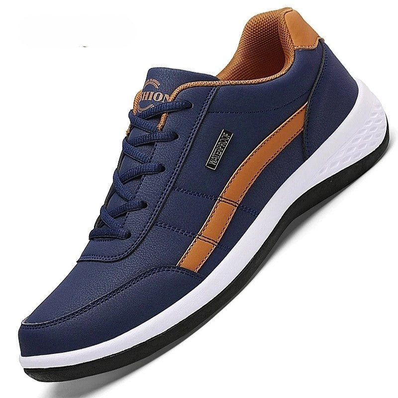 Shoes for Men Leather Sneaker Waterproof Casual Comfortable Men's Sneaker