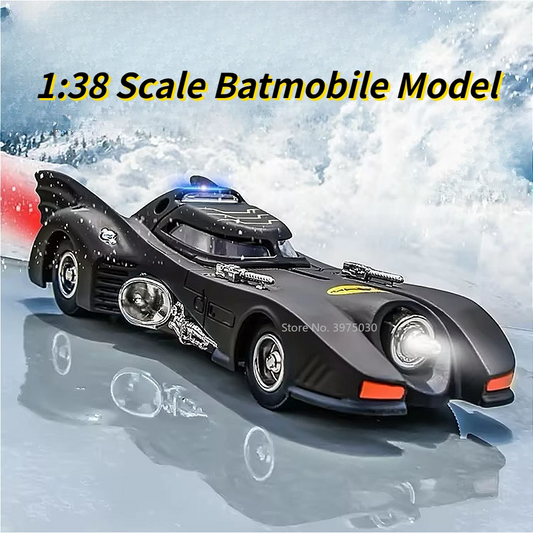 1/38 Scale Bat Mobile Tank Car Model Toys