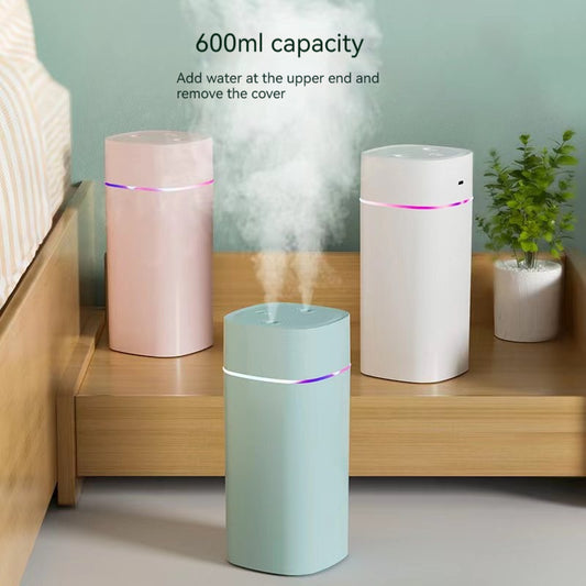 600ML USB Air Humidifier Double Spray