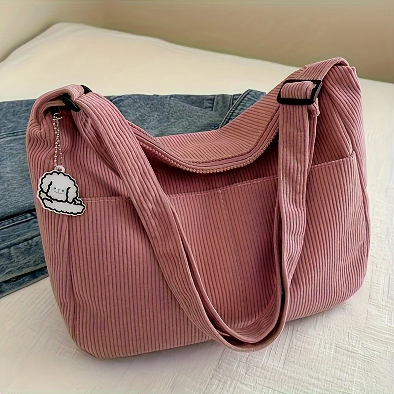 Women’s Corduroy Shoulder Bag