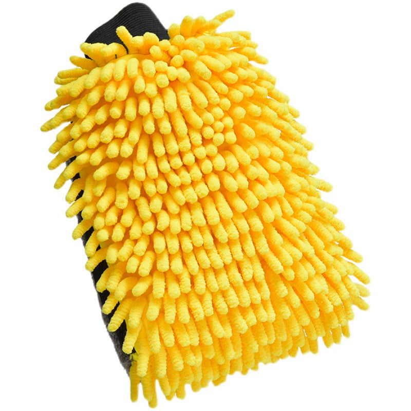 Large Microfiber Car Wash Mitt Waterproof Chenille Gloves