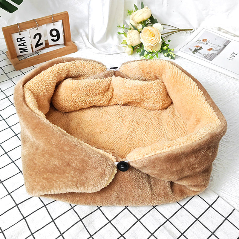 4 Modes Folding Cat Bed Warm Thickened Cat Bed
