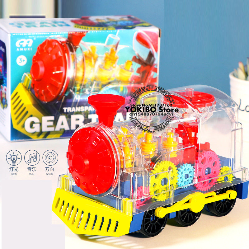 Electric Train Toy for Kids Toddlers Crawling Train