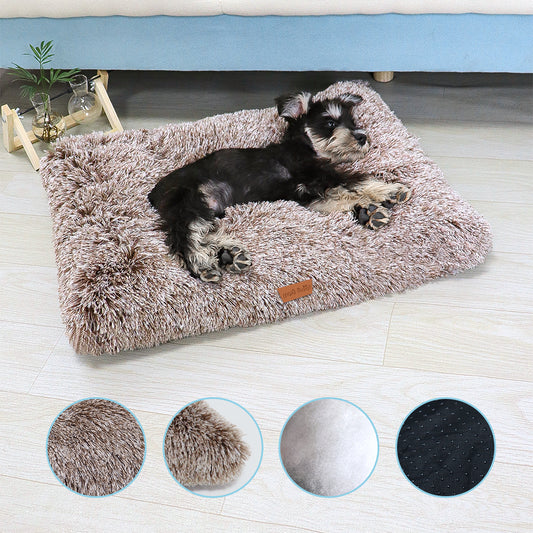 Dog Bed Pet Mat Pet Bed Washable Plush Pet Crate Bed For Dog