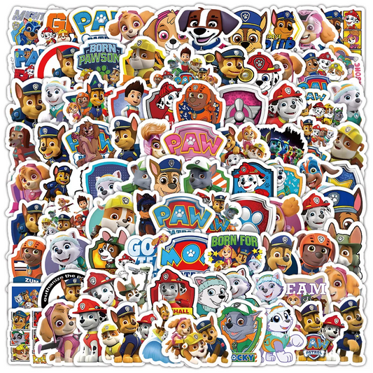 50PCS Cute Cute PAW Patrol Anime Stickers