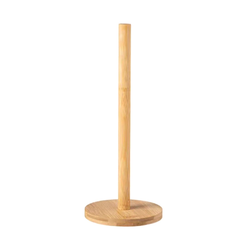 Kitchen Wooden Roll Paper Towel Holder Bathroom