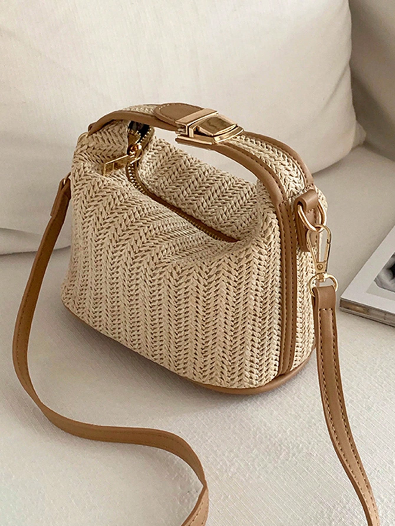Summer New Grass Weaving Small Bag